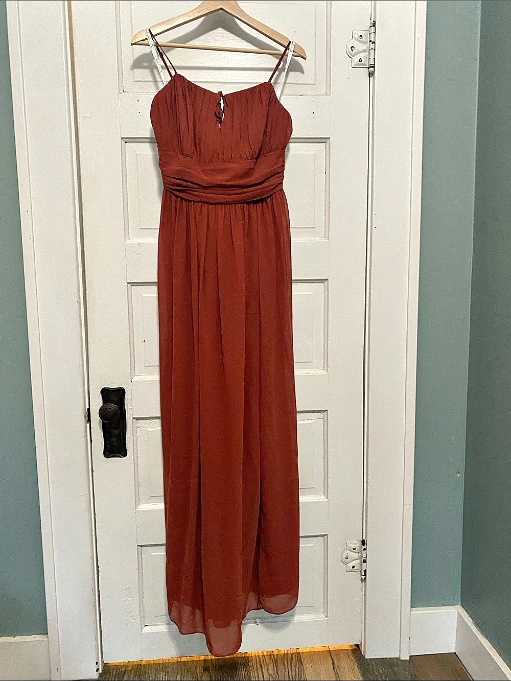 David’s Bridal Maxi Dress in Cinnamon Size 16